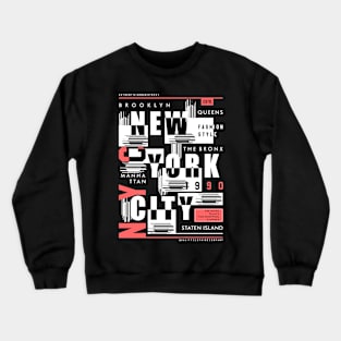 New York City Design Crewneck Sweatshirt